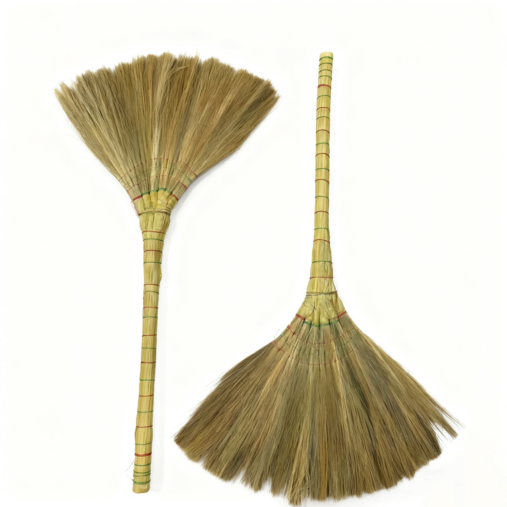 Factory Direct Sales Phoenix Grass Broom Household Broom Cleaning Floor Broom Natural Hand-Woven Broom Floor Broom