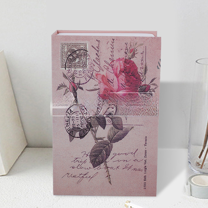 Medium Simulation Book Password Lock Safe Key Color Storage Box Cash Box Protective Safe Box