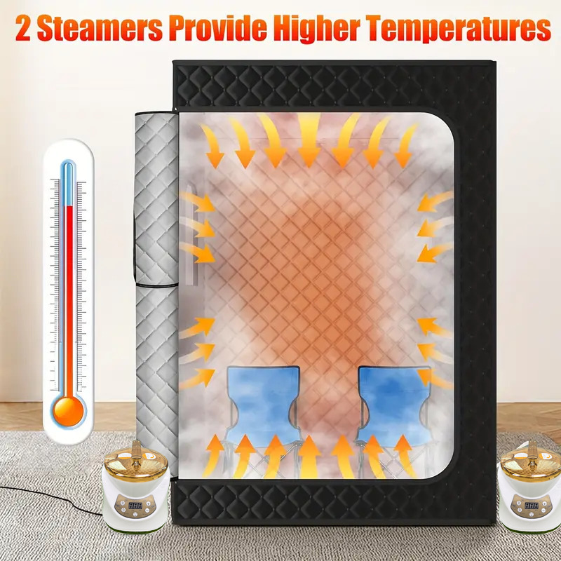 Кросс-бордерный сауна-бокс для двух человек, сауна, влаговыводящий, складной, домашняя фумигационная машина, сауна с логотипом