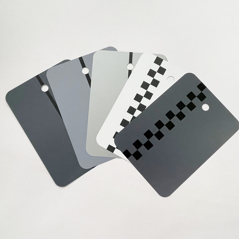 Металлическая цветная карточка для экспортных автомобилей, полосатая клетка, маленькая железная цветная карточка, доступна в цвете и размере