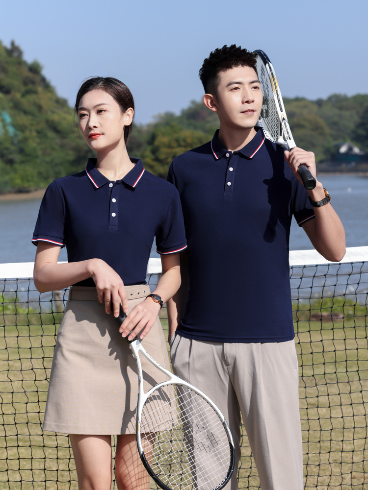 Amedee Ozenfant AMD1100 220g seaweed cotton lapel polo shirt overalls printing