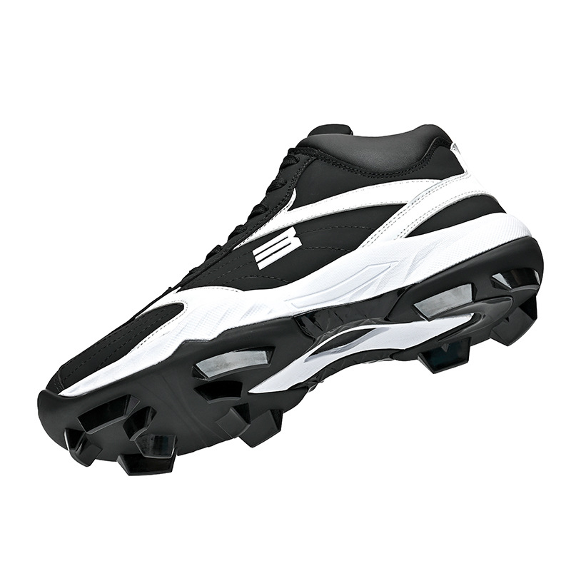 Cross-Border Large Size American Football League American Baseball Tpu Wear-Resistant Anti-Slip Low-Top Baseball Shoes Ankle Protection Baseball Shoes