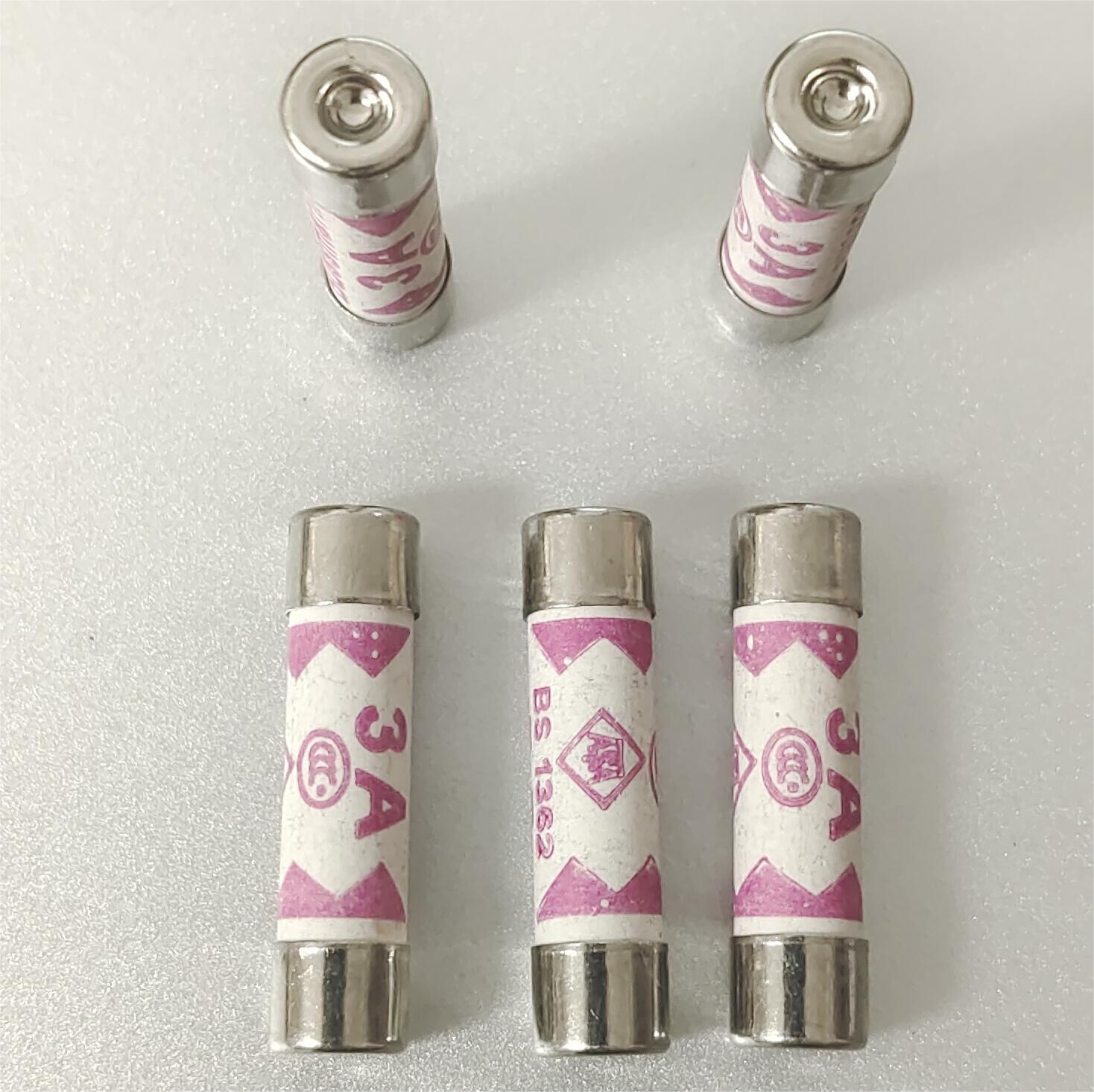 Non-Standard Sand-Free 75 Alumina Ceramic Tube 6*25 Bs1362 British Standard Fuse 1A-20A