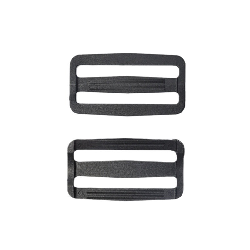 Plastic Buckle Manufacturer Strap Adjustment Buckle Luggage Accessories Three-Level Day Buckle Black Small Plastic Japanese Buckle