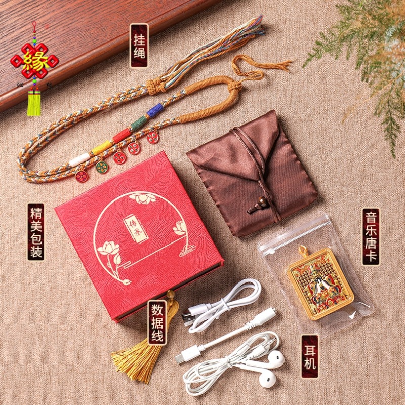 Tangka Xizang Ornaments Source Manufacturer Retro Gilt Pendant Five Elders Eight Patron Saints Double-Sided Portrait Portable Buddha