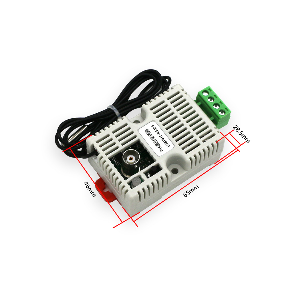 Ph Temperature Transmitter Voltage 4-20Mars485 Output Water Quality Frequency Conversion Environment Detection Sensor Digital Display