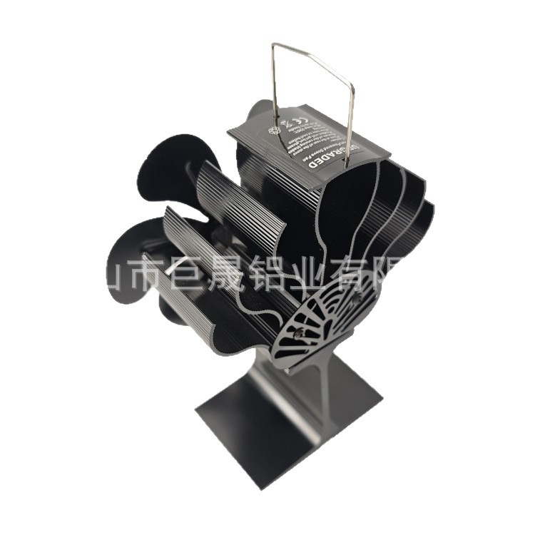 4-Blade, 5-Blade, 6-Blade, 8-Blade Fireplace Fan, Wood Stove Heating Fan, Heat-Powered Fan, Cross-Border Fireplace Fan