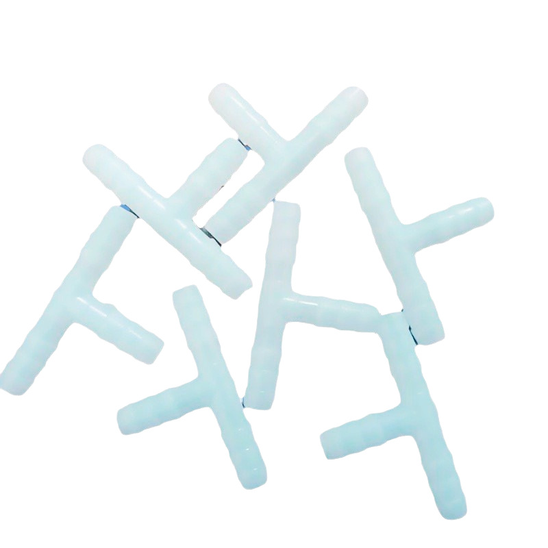 Various Types of Three-Way Connectors, Aquarium T-Shaped Three-Way Plastic Barbed Straight-Through Hose Plugs and Pipe Fittings