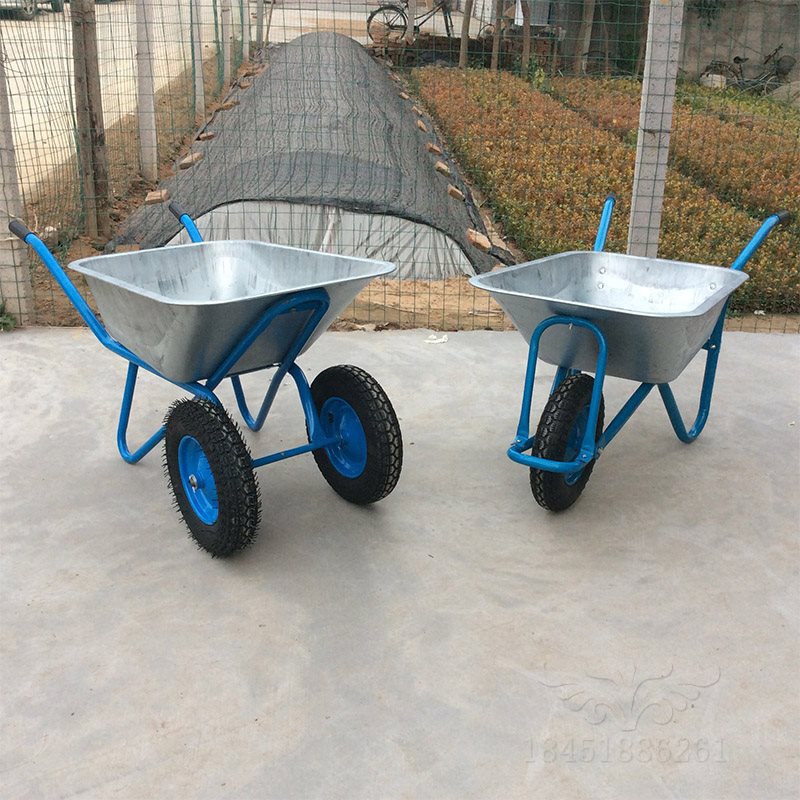 One-Wheeled Trolley Construction Site Agricultural Sand and Soil Construction Dump Truck Garbage Handling Garden Manual Two-Wheeled Trolley Free Shipping
