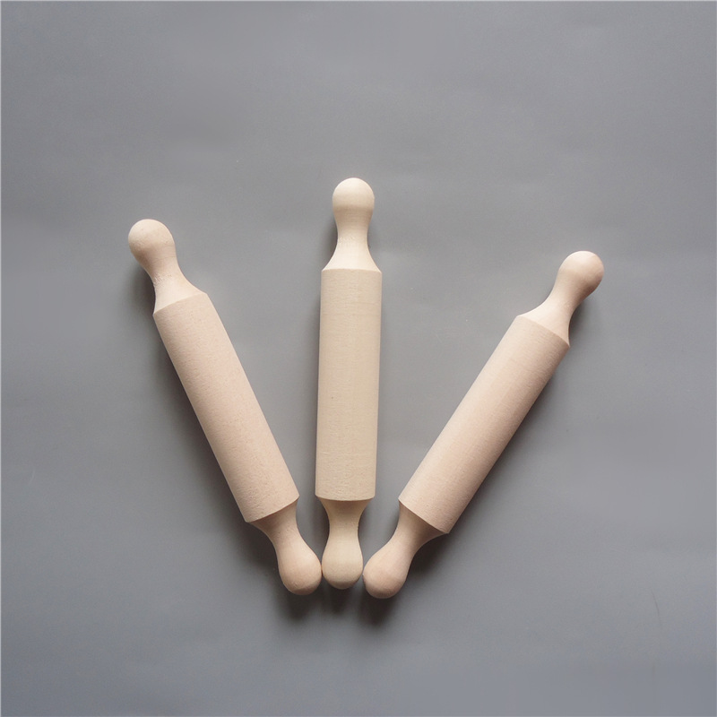 Supply Mini Rolling Pin Wooden Baking Mini Rolling Pin No Paint Small Noodle Pin Household Roller Rolling Pin