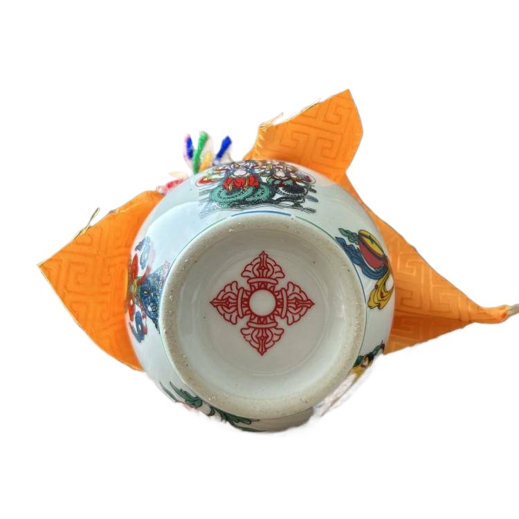 塔尔龙王宝瓶陶瓷宝瓶上师制作宝瓶居家供养龙王小号