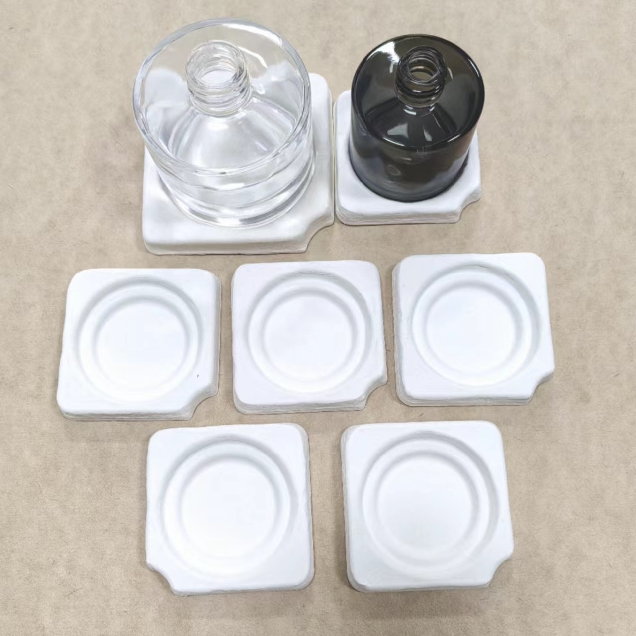 Paper Pulp Molded Packaging, Proofing, Sugarcane Pulp Wet-Pressed Environmentally Friendly Degradable Material, Aromatherapy Display Paper Inner Tray