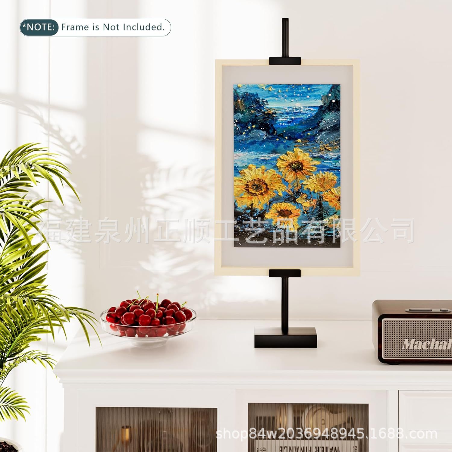 Customized Oil Painting Stand Photo Frame Photo Display Stand Adjustable Height Art Easel Desktop Floor-Standing