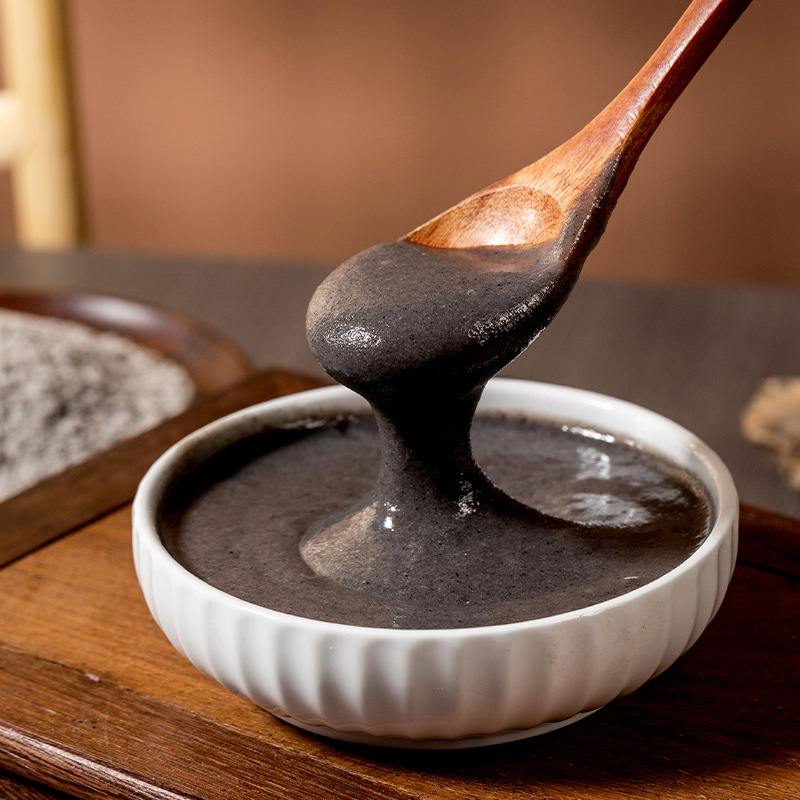 Black Bazhen Nutritional Powder 245g Bagged Black Bean and Black Wolfberry Powder Ready-To-Eat Brewed Nutritious Breakfast Drink Individually Packaged