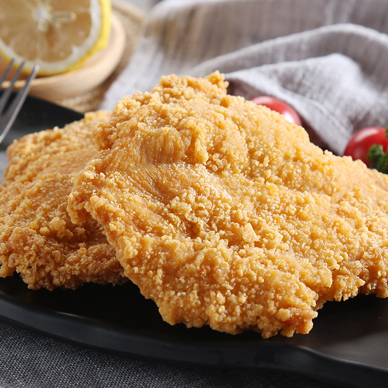 Fude Tycoon Chicken Cutlets, 50 Pieces Per Box, Commercial Crispy Semi-Finished Product for Deep Frying