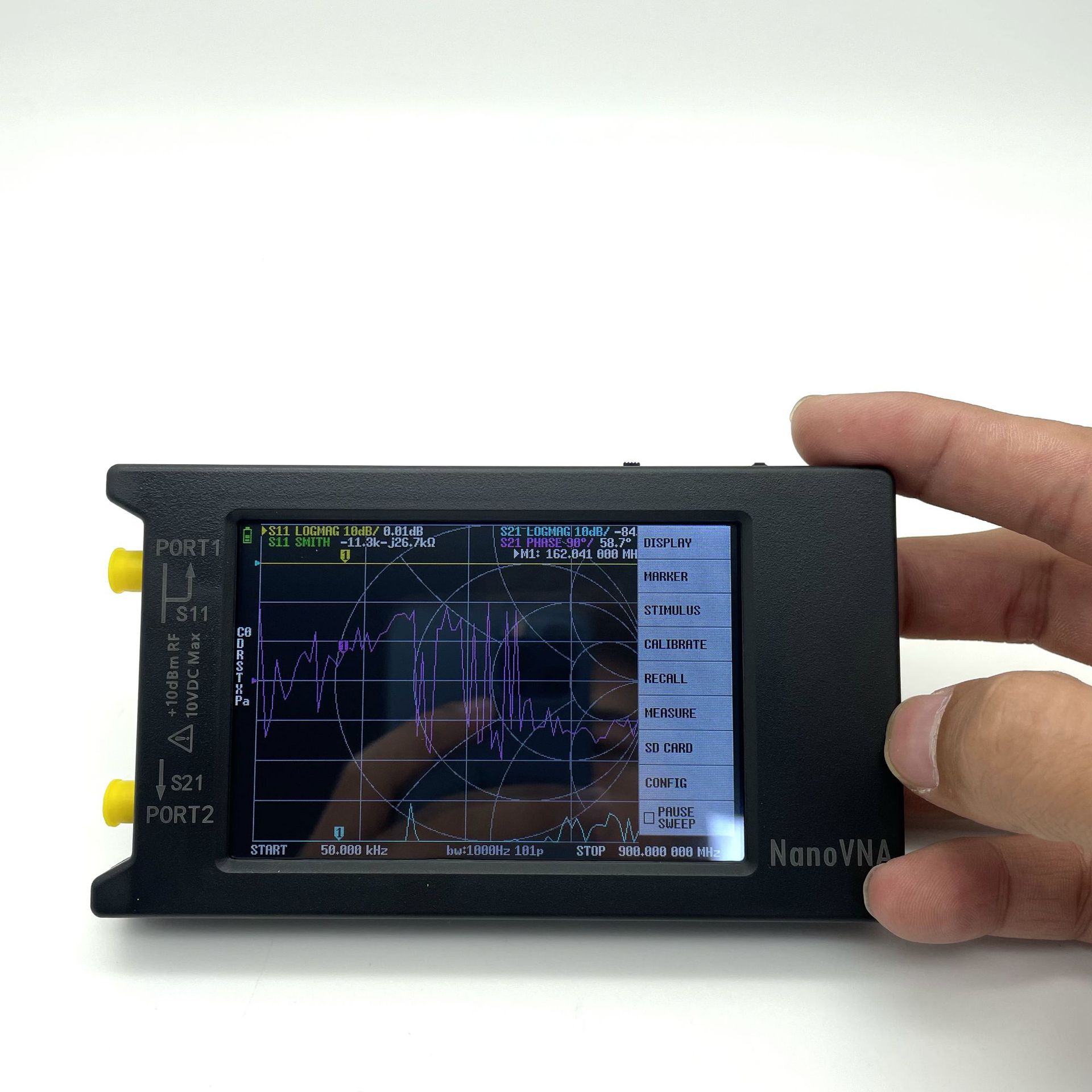 NanoVNA H4 векторный анализатор сети анализатор антенн коротковолновый MF HF VHF UHF