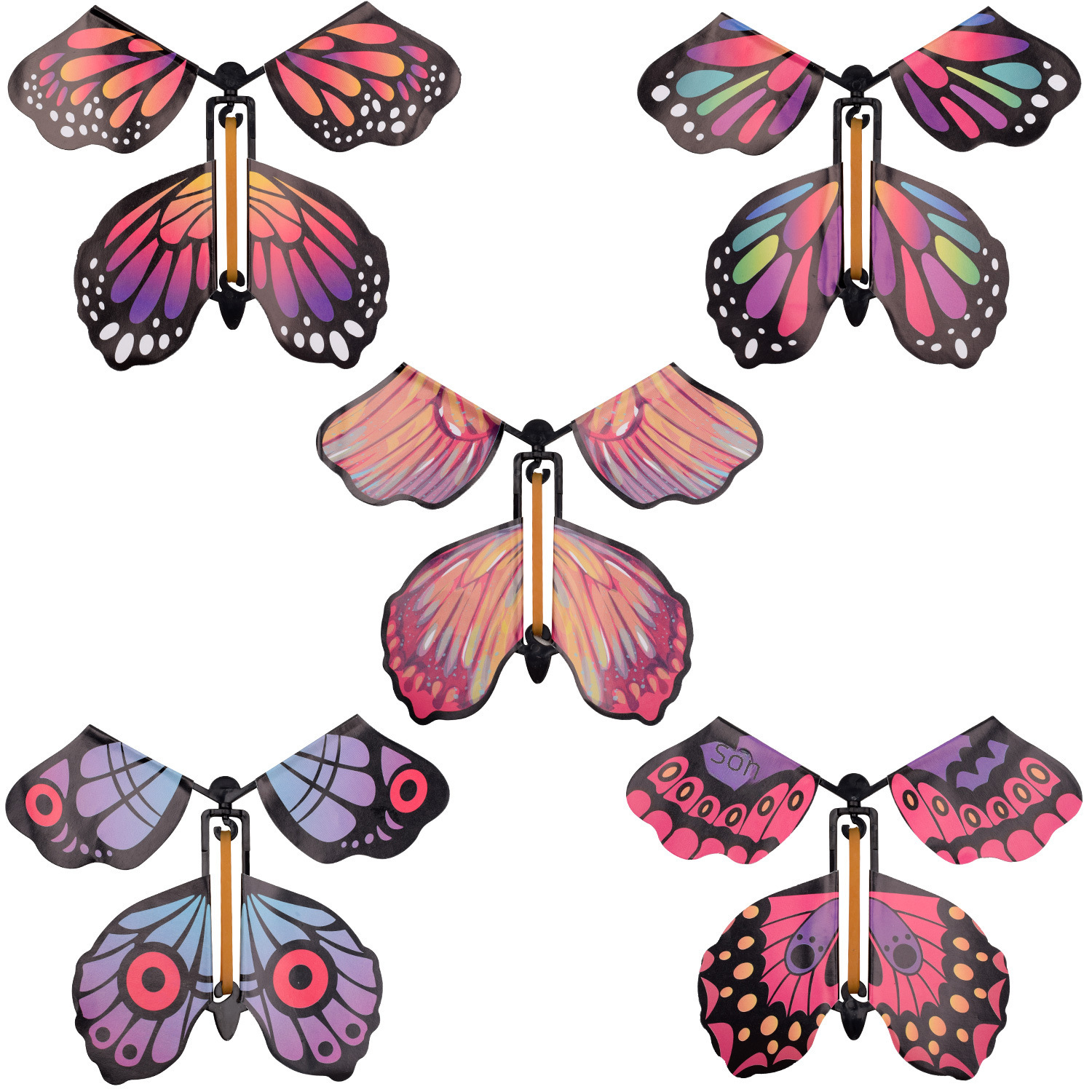 Magic props flying butterflies magic butterflies new exotic toys cross-border exclusive for factory direct sales of Magic Toys