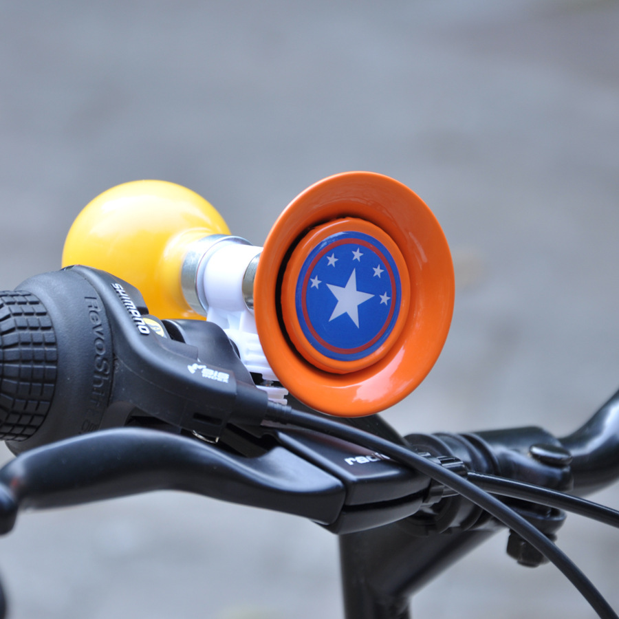 Cross-Border Hot-Selling Kidsren's Bicycle Balance Car Metal Horn Multi-Color Environmentally Friendly Horn Suitable for 22 Handles