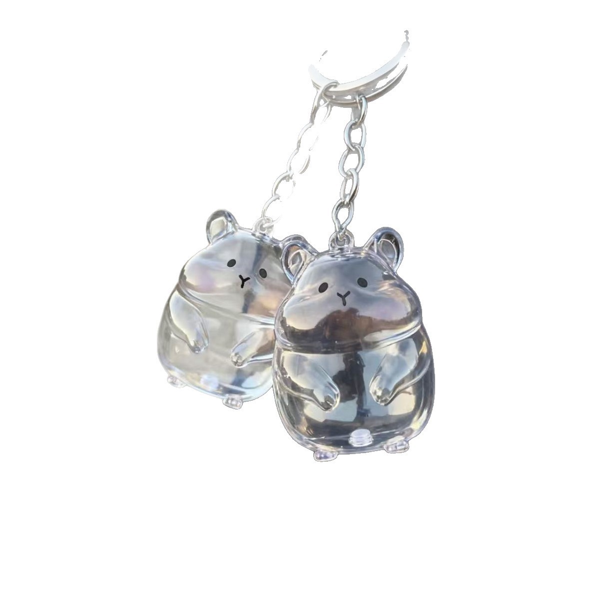 Hamster Hair Collector Pet Hair Storage Pendant Hamster Hair Commemorative Bottle Keychain Bag Pendant