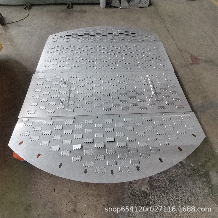 304 Stainless Steel Tray Fixed Trapezoidal Solid Valve Tray 316L Metal Floating Valve Tray Blister Sieve Tray