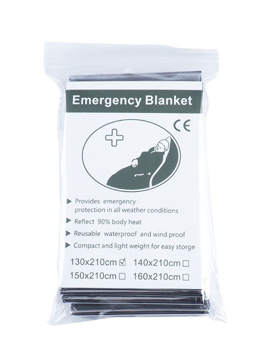 Wholesale Cold-Proof Survival Insulation Blanket for Camping Earthquake Life-Saving Disposable Radiation-Proof Emergency Blanket Anti-Scratch Emergency Blanket