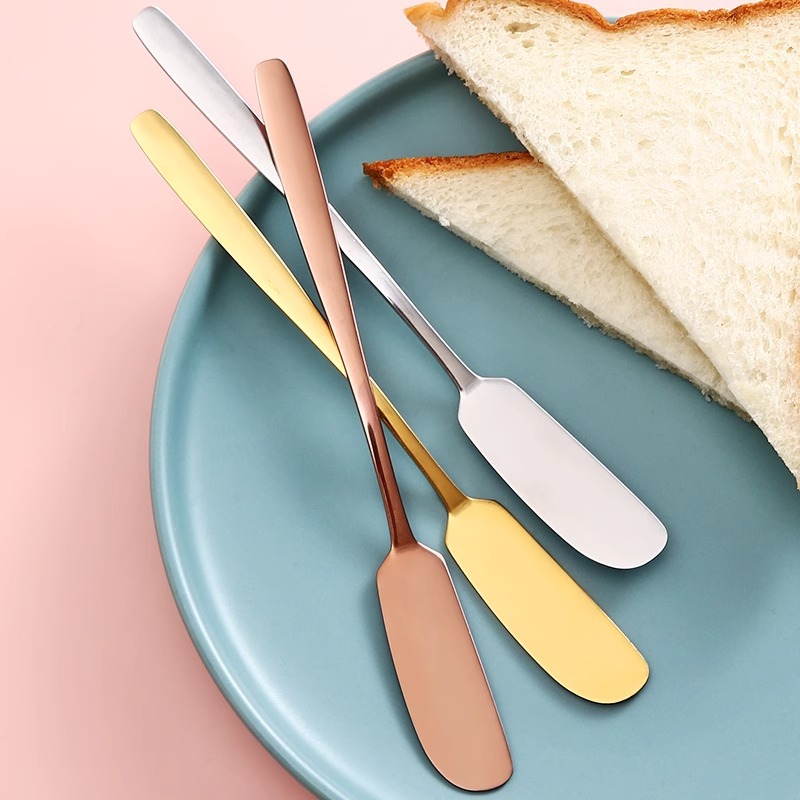 Японский нож для масла, нож для сыра, нож для десертов, нож для соуса, нож для намазывания, шпатель для джема, утолщенный нержавеющий стальной западный нож