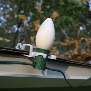 PP clip plus for Christmas lights string E12/E17 and mini lights string