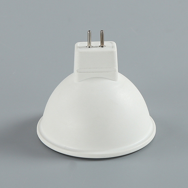 COB plastic aluminum lamp Cup MR16 small spotlight AC/DC can use ACDC12V lamp Cup 220V 5W lens lamp Cup