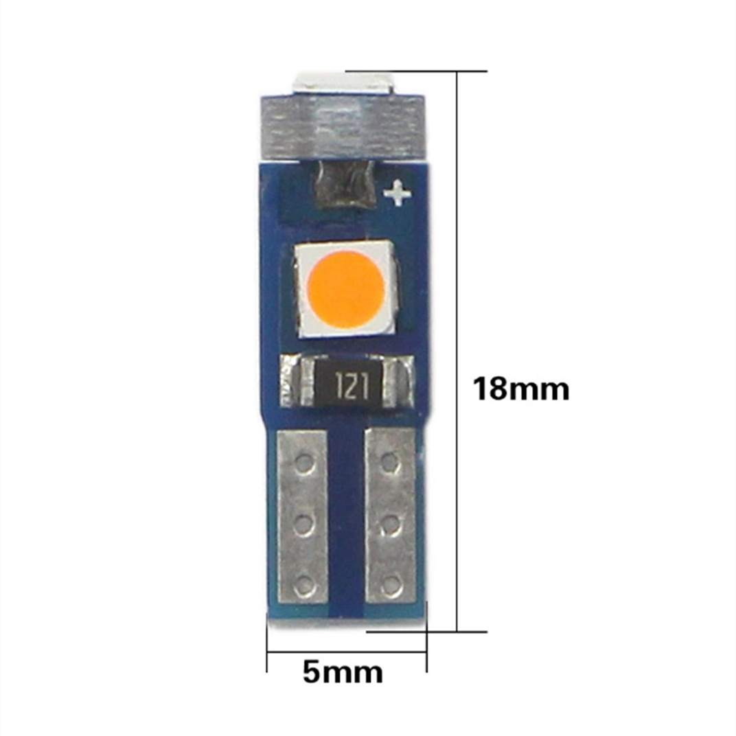 Car Led High Brightness Instrument Light T5 3030 3Smd Indicator Light Instrument Light Central Control Light High Brightness Display Light