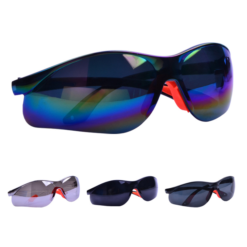 Цветные защитные очки с мягким носовым упором, ударопрочные, ветрозащитные, брызгозащитные, спортивные очки для велоспорта