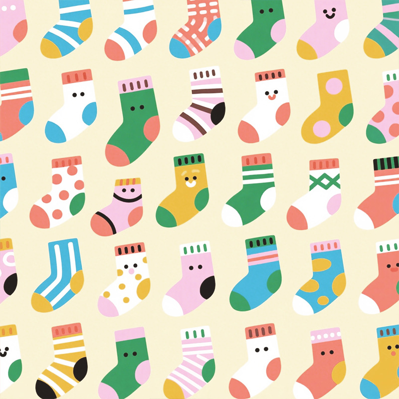 Processing and Customization of Various Types of Kidsren's Socks, Baby Socks, Pantyhose, Leggings, Source Factory Wholesale and Customization of Kidsren's Socks