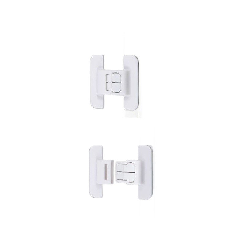 Refrigerator Door Closer Cabinet Drawer Safety Lock Sliding Door Lock Punch-Free Refrigerator Door Lock Baby Anti-Opening Buckle