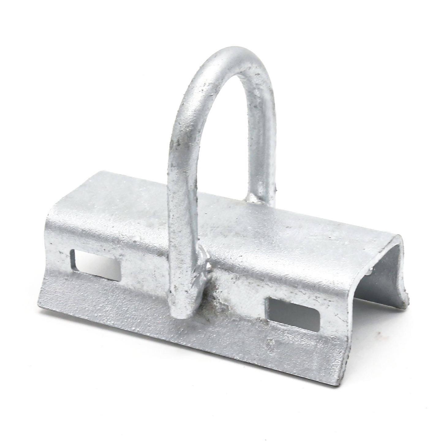 African Fiber Optic Cable Hardware Hook Hot-Dip Galvanized Steel Strap Hook Piece for Telecommunications-Grade Fiber Optic Suspension Cable Bracket
