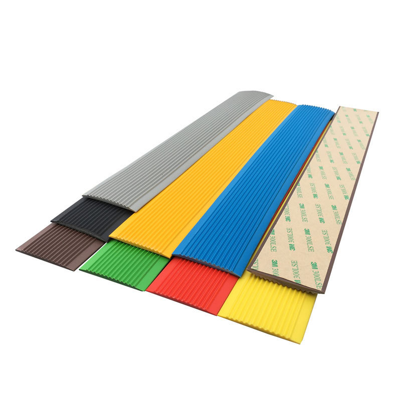Pvc Stair Anti-Slip Strip Mat Floor Edge Press Edge Strip Step Sticker Ramp Step Anti-Slip Strip Door Self-Adhesive