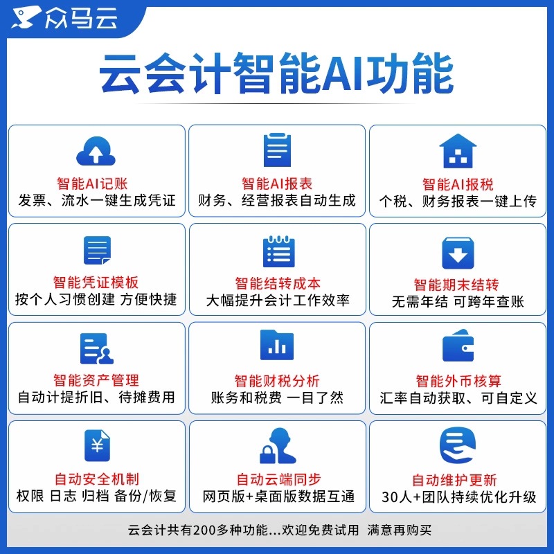 Zhongma Financial Software Cloud Accounting Software Cloud Financial Software Accounting Agency Tax Filing Software Webpage