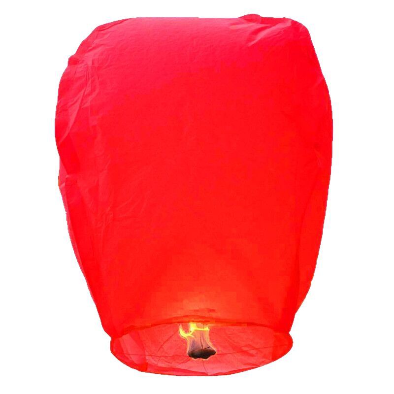 Kongming Lantern Large Flame Retardant Safe Thickeneded Wishing Lantern a Kidsren's Creative Lotus Lantern Sky Lantern Manufacturer Wholesale