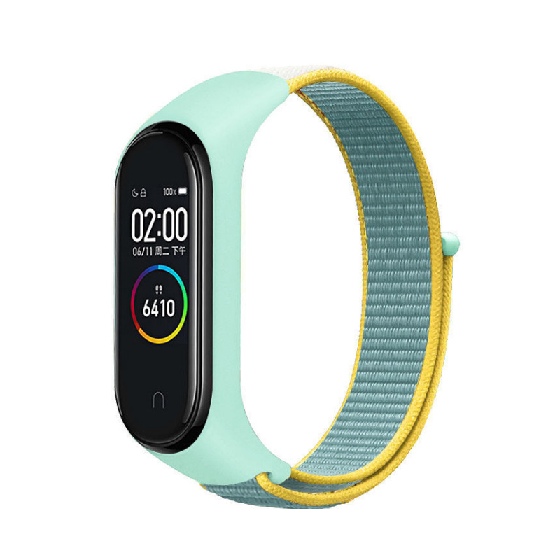 Suitable for Xiaomi Mi Band 10/9/8 Strap Velcro Nylon Loop Strap Mi Band Xiaomi Mi Band 34567