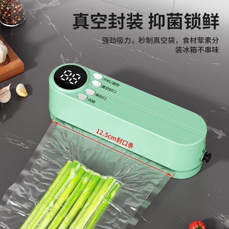 Small Sealing Machine Cross-Border Mini Sealing Machine Vacuum Machine Kitchen Food Sealing Insurance Machine Live Broadcast Foreign Trade Special