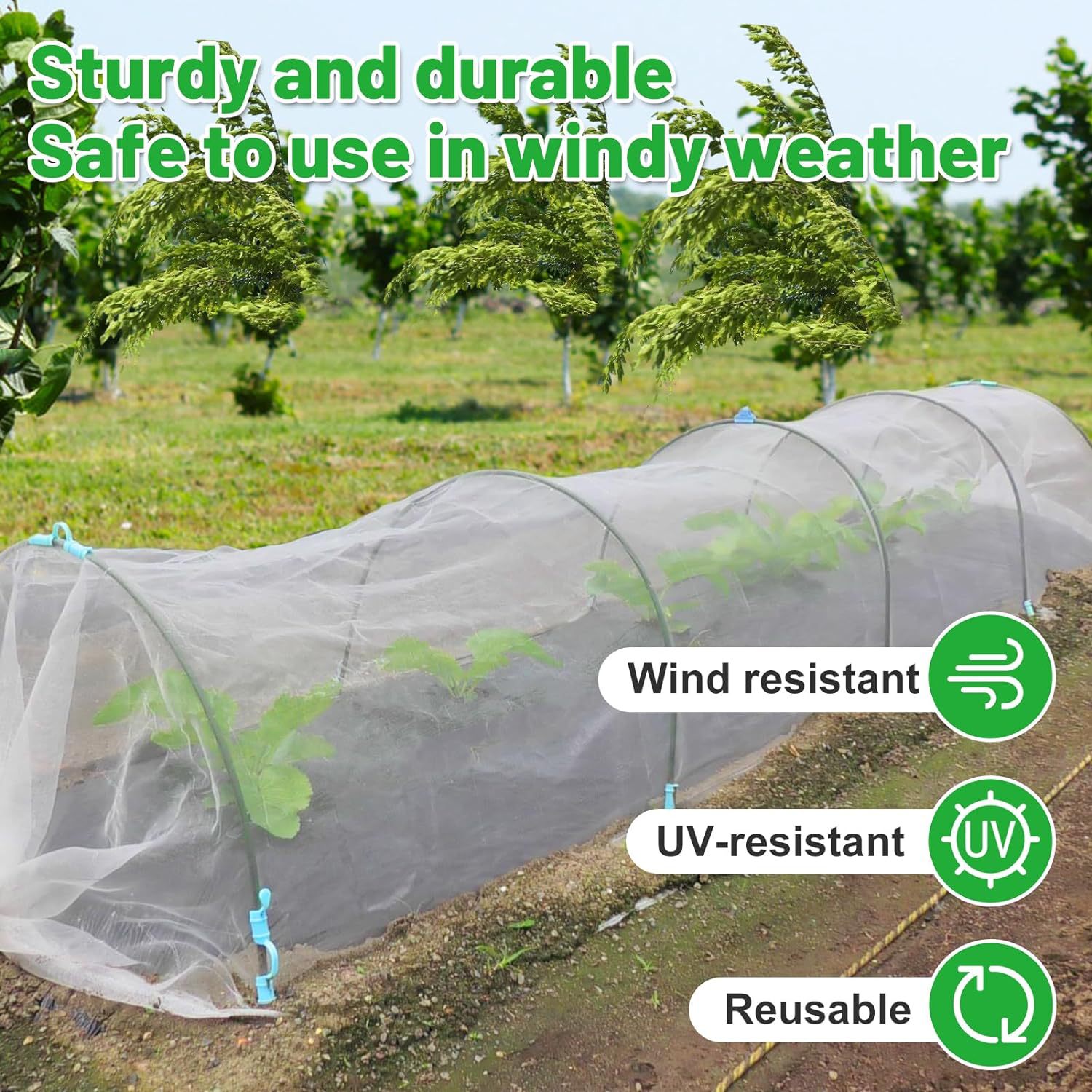 Cross-border in stock greenhouse insect-proof net garden vegetable plant gardening insect-proof net fruit flower bird-proof mosquito-proof net