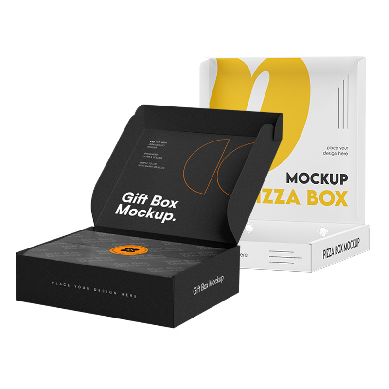 Colorful Airplane Box Custom Clothing and Shoes Product Packaging Extra Hard Corrugated Express Carton White Card Black Card Box Customization