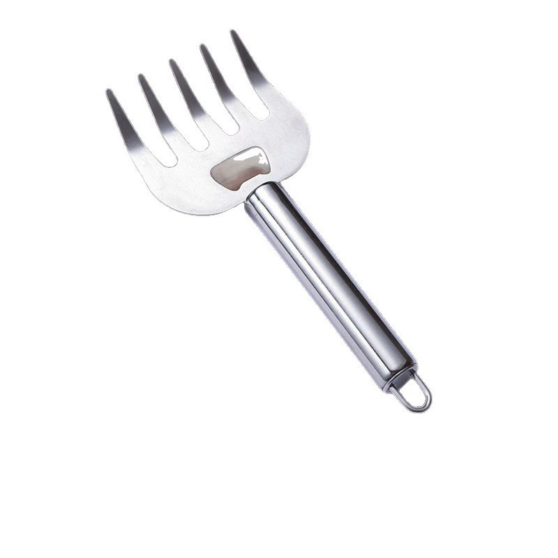 Stainless Steel Meat Shredder Multifunctional Bear Claw Meat Divider Fresh Meat Shredding Fork Kitchen Food Fork Meat Slicer