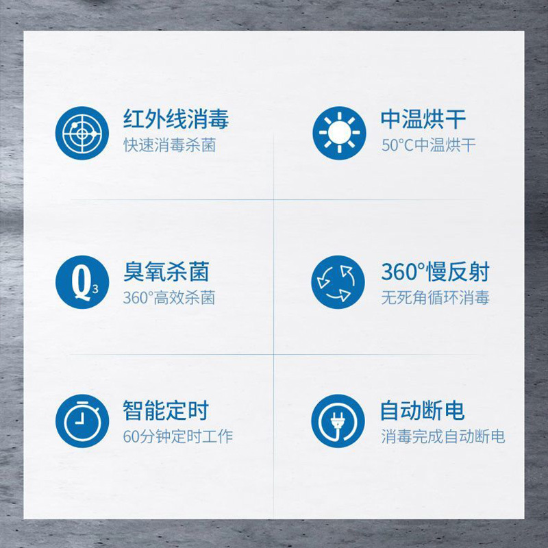 Haotaitai Disinfection Cabinet Household Double-Door Vertical Catering High-Temperature Drying Kitchen Restaurant Commercial Tableware Disinfection Cupboard