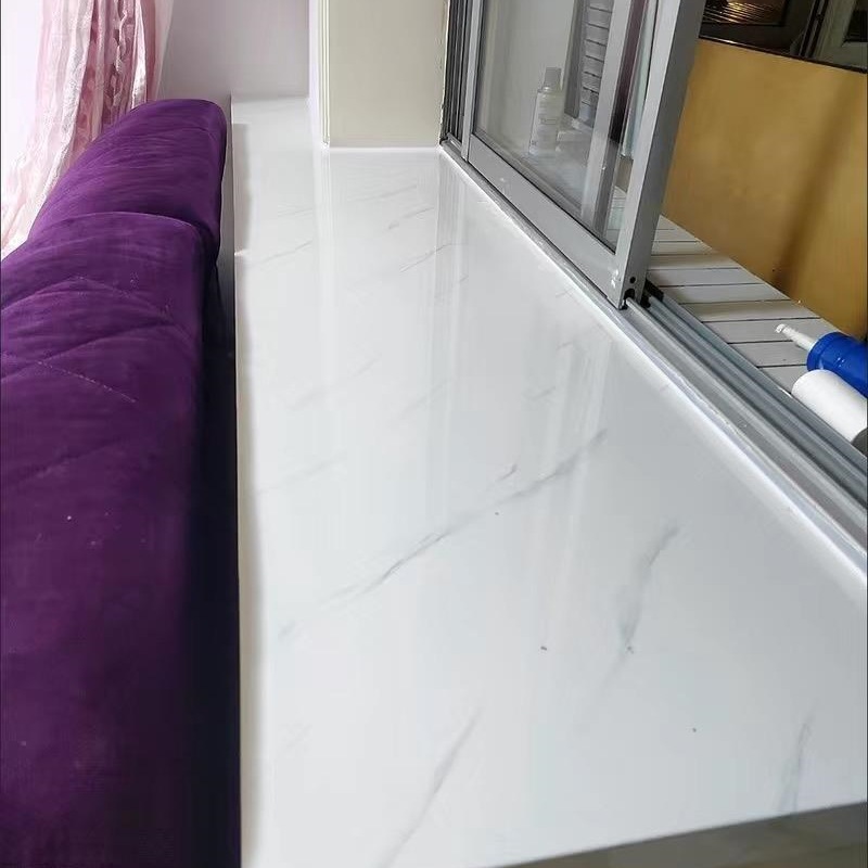 Window Sill Board Self-Adhesive Acrylic Imitation Marble Solid Wood Countertop Widened Guard Window Cover Edge Door Cover Window Sill Stone