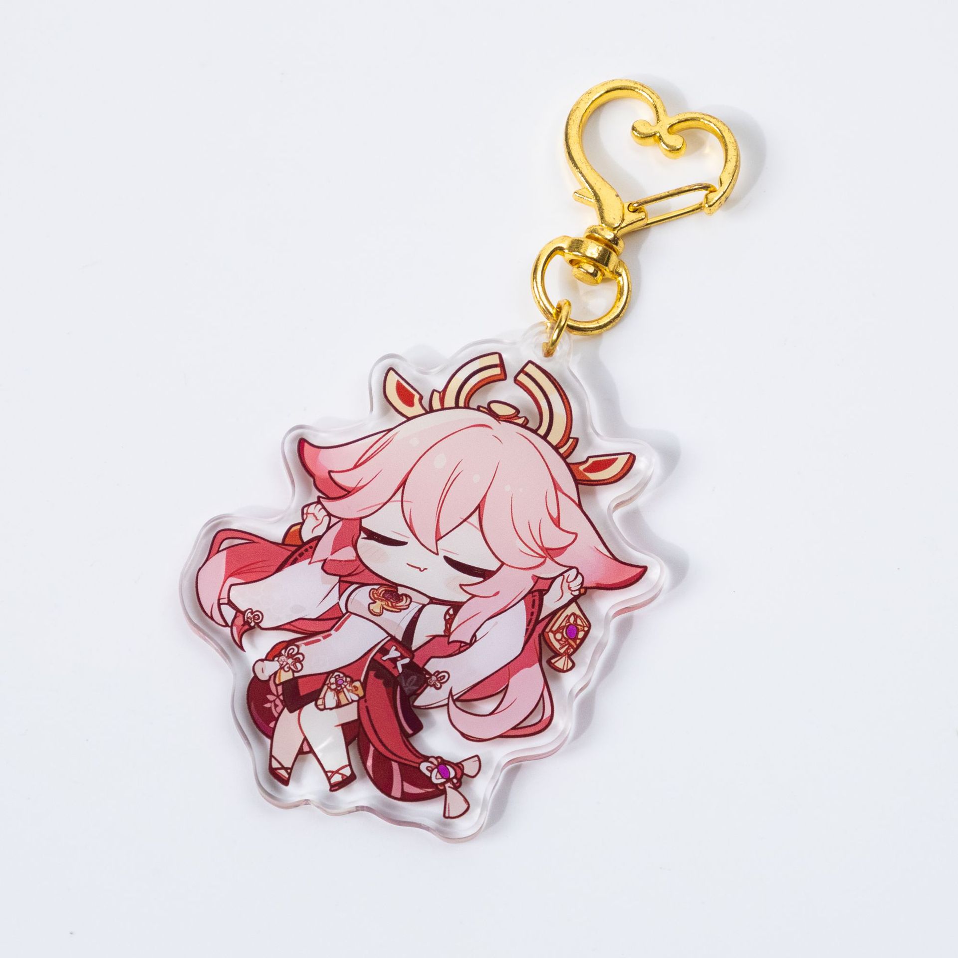 Acrylic Keychain Customized Double-sided Transparent DIY Pendant Logo Photo Customized Laser Keychain