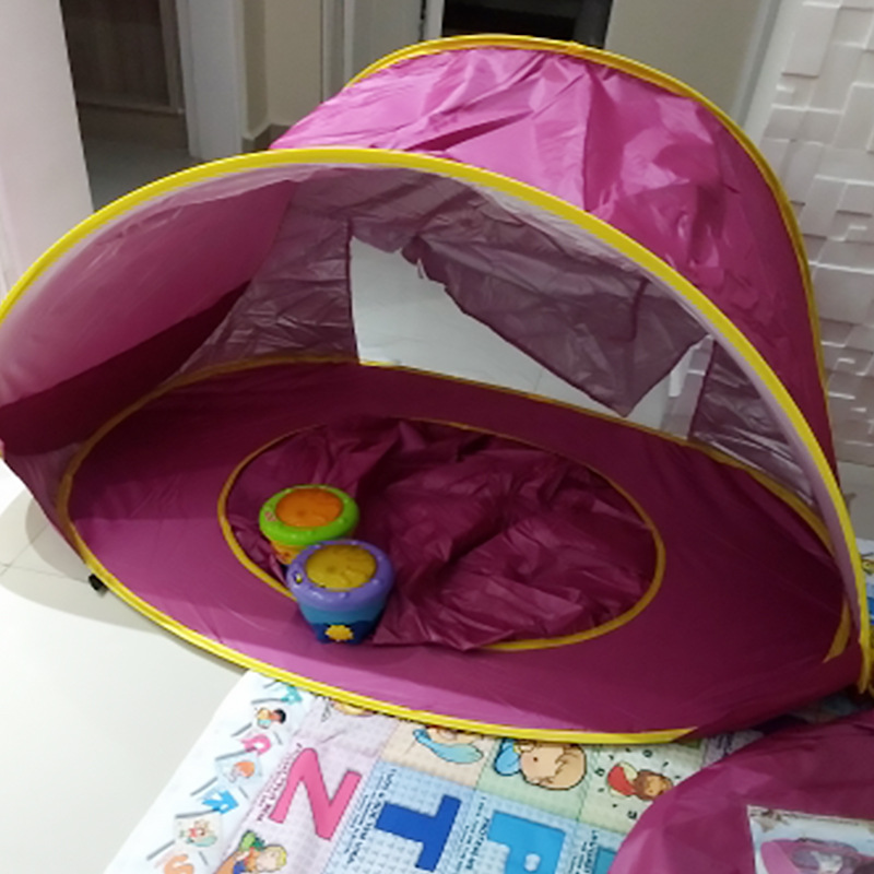 Трансграничная пляжная палатка детская океанская уличная защита от солнца водная игрушка бассейн замок шариковая палатка