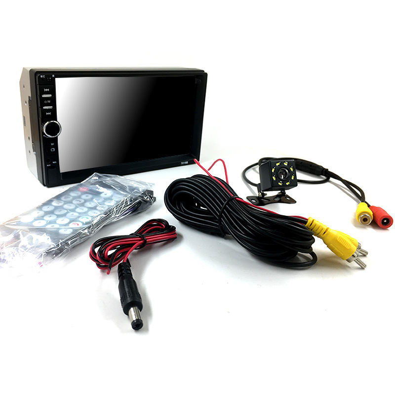Universal 7inch Car Mp5 Player 2Din Dual-Dvd Player with Reversing Bluetooth Radio 7018B Car Mp5 Player