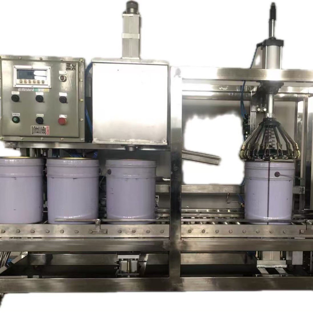 18L20Ll Iron Drum Plastic Drum Liquid Semi-Automatic Filling Machine for Paint, Coating, Lubricating Oil, Glue, Antifreeze, Etc