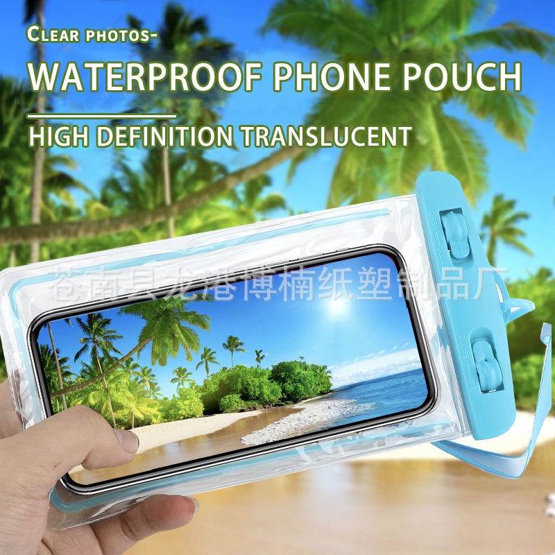Cross-Border Luminous Touch Screen Phone Waterproof Bag Luminous Mobile Phone Waterproof Bag