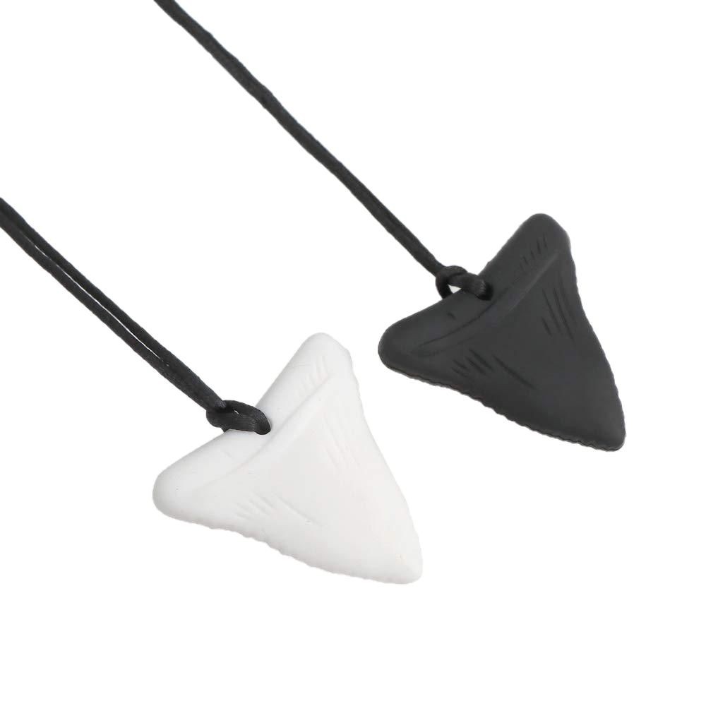 Amazon's Most Popular Silicone Shark Teether Silicone Kidsren's Teething Stick Creative Sensory Chewing Pendant Necklace