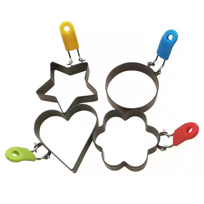 Stainless steel omelette mold non-stick egg omelette kitchen DIY egg omelette love circle home fried egg artifact